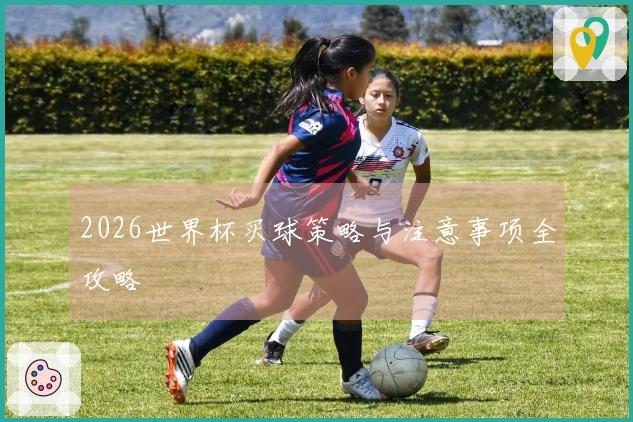 2026世界杯买球策略与注意事项全攻略